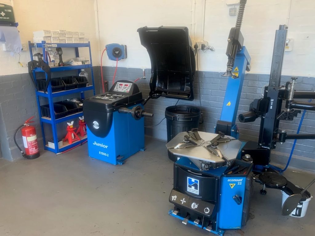 Aircon equipment used instead of Grip Tyre Auto Care garage - Car Air Conditioning Bicester